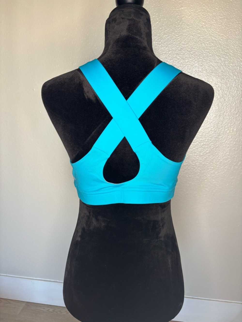 lululemon athletica Teal Scoop-Neck Sports Bra Size 12 - Picture 3 of 6